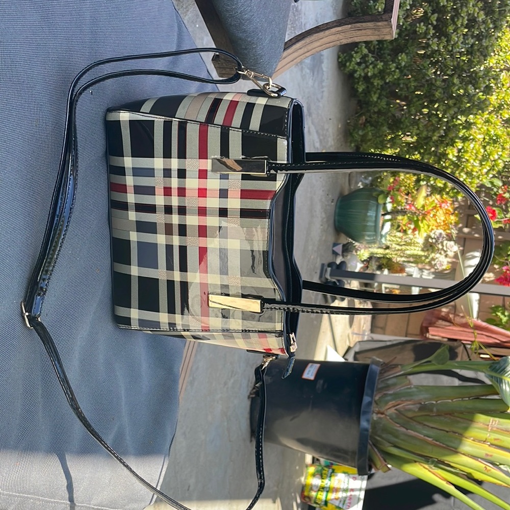 Houndstooth purse